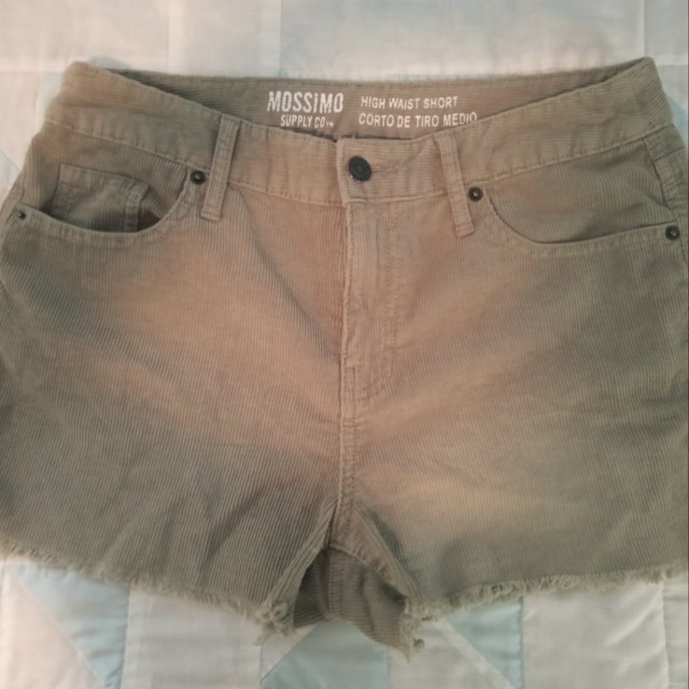 Corduroy Shortie Shorts